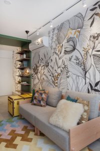 Apartamento decorado pequeno