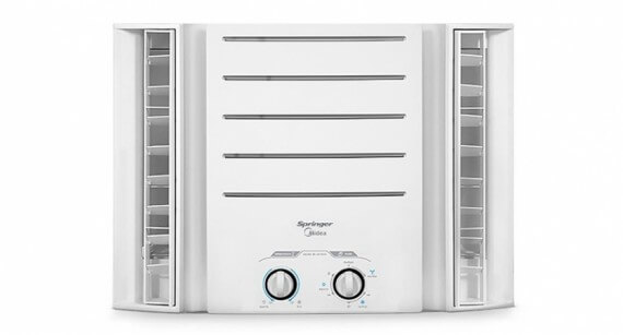 Ar Condicionado de Janela Springer Midea Mecânico 7500 BTUs.