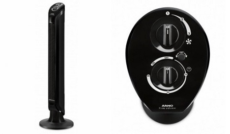 Modelo e funções do ventilador de torre Arno Eole Infinite.