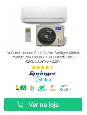 Springer Midea Split Wi-Fi Inverter 9000 BTUs
