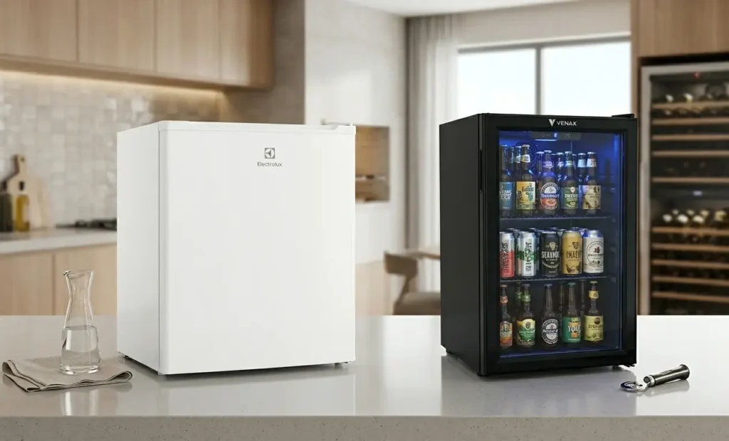 cervejeira e frigobar