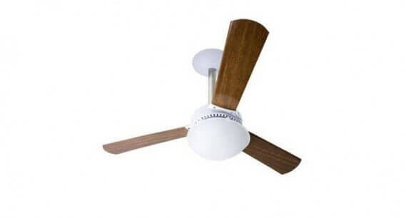 Ventilador de teto spirit zenys tornado mogno