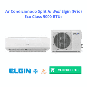 Ar Condicionado Split Hi Wall Elgin Eco Class 9000 BTUs Frio 220V