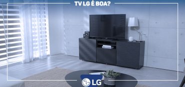 TV LG em sala de estar