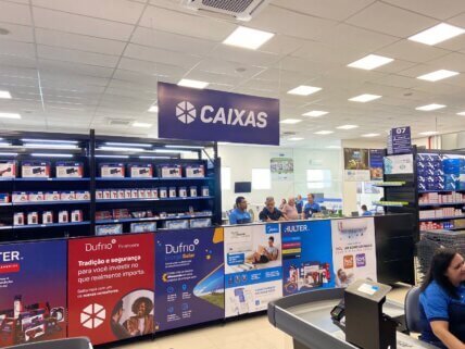 imagem caixa loja São José do Rio Preto