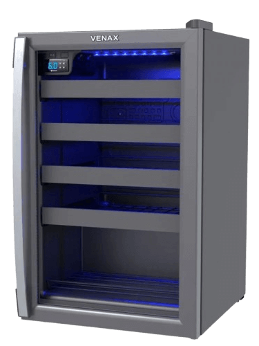 Adega climatizada venax cinza 24 garrafas