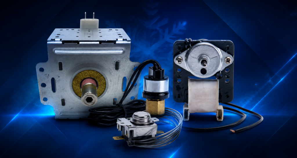 Novidades Hulter: magnetron, pressostato, motor e timer defrost